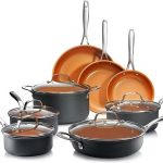 Gotham Steel Professional – Hard Anodized Pots and Pans 13 Piece Premium Cookware Set