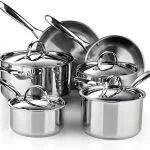 Cooks Standard 02631 Classic 10-Piece Stainless Steel Cookware Set